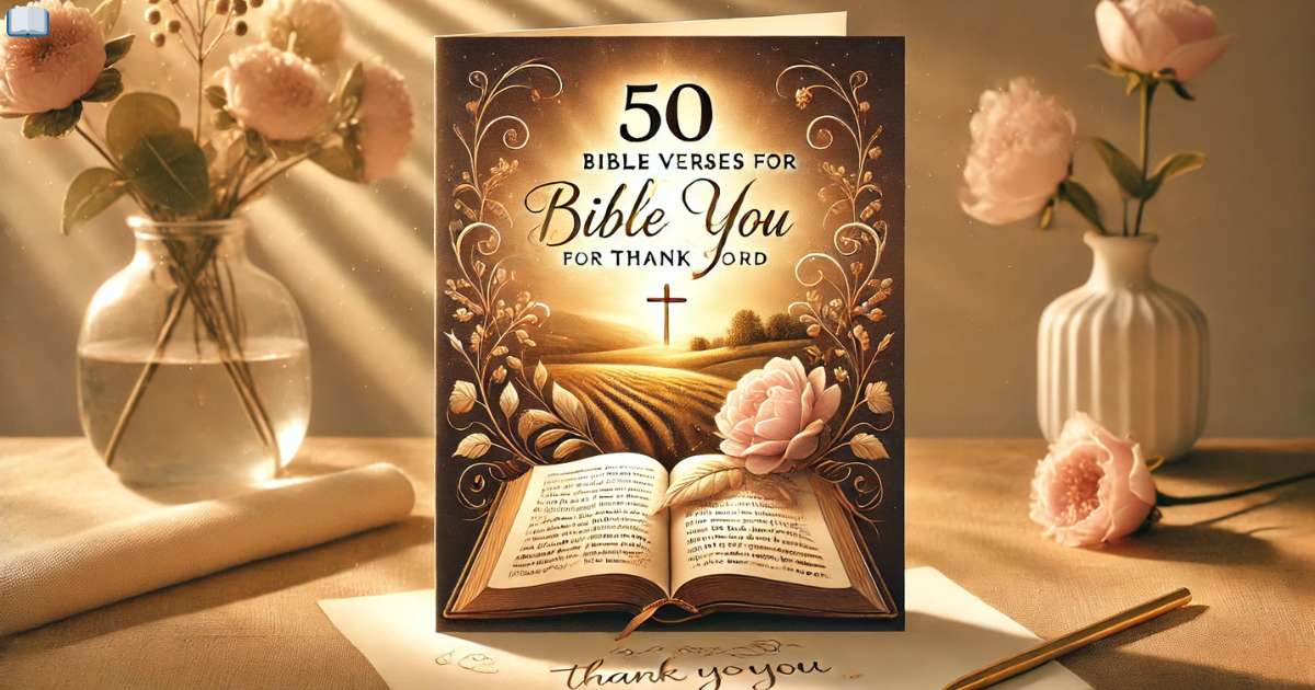 50 Bible Verses for Thank You Cards