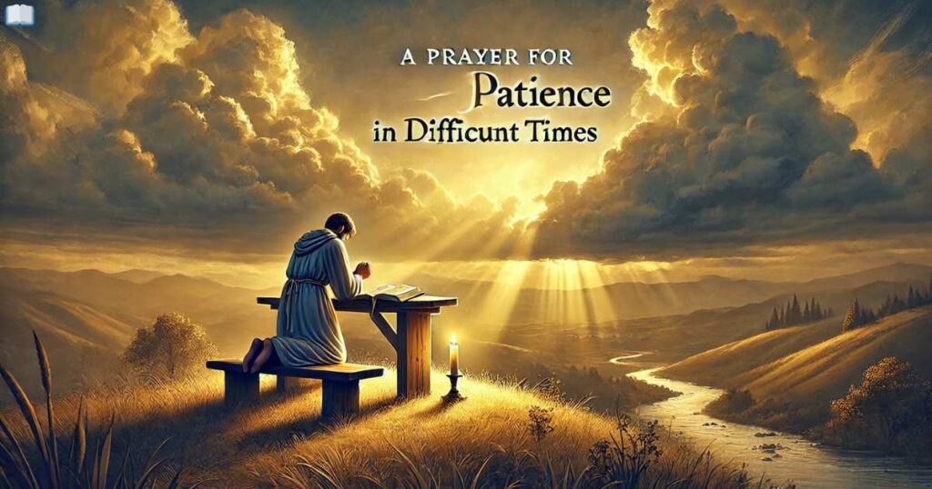 A Prayer for Patience in Difficult Times