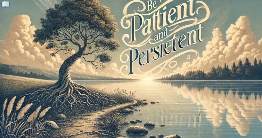 Be Patient and Persistent