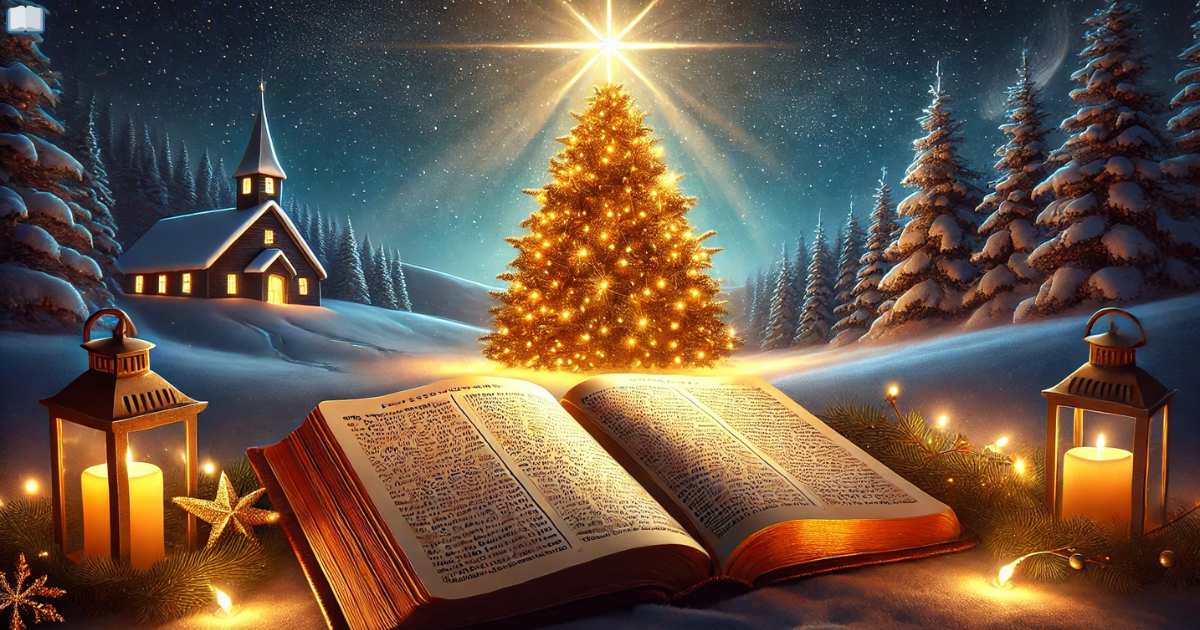 Best Bible Verse scripture about christmas tree