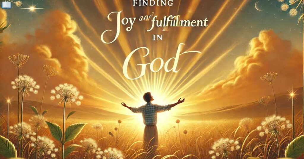 Finding Joy and Fulfillment in God