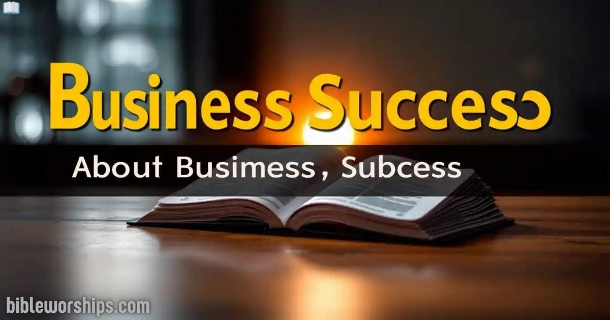 Bible Verses About Business Success 2025