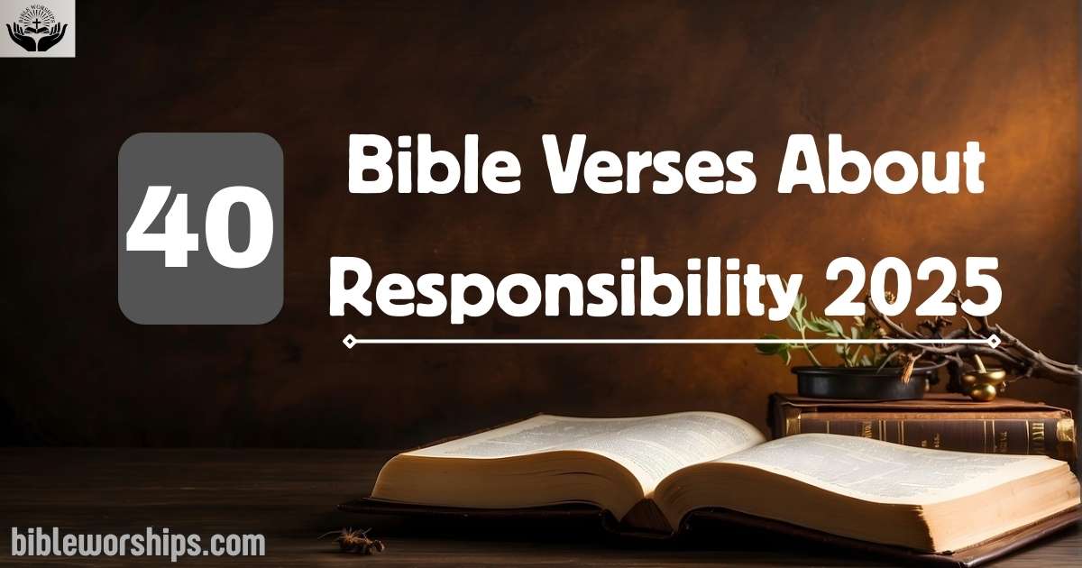 Bible Verses About Responsibility 2025