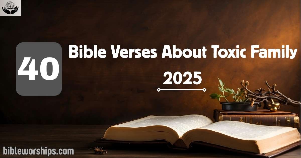 Bible Verses About Toxic Family 2025