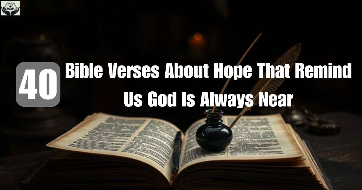 Bible Verses About Hope That Remind Us God Is Always Near